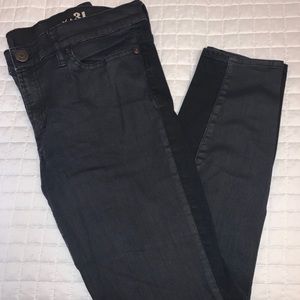 J Crew toothpick black jeans
